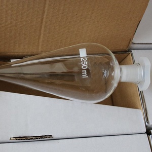 ปกติถังแยกแก้ว250Ml PTFE Stopcockแก้วแยกช่องทาง - Product Image 1