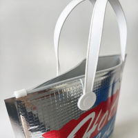 Sac isotherme en mousse EPE et feuille d'aluminium, grande taille, imperméable, pour la livraison d'aliments surgelés