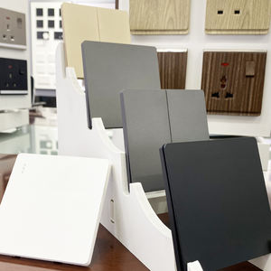 Factory Wholesale / <strong>UK</strong> Standard Wall Socket Switch / PC Panel / <strong>Skin</strong>-friendly Feel / Scratch-resistant / 10A 16A 250V Ultra-thin - Product Image 2