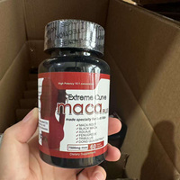 Gélules de Racine de Maca avec Poudre de Maca Noire du Pérou Extrait Naturel pour Énergie et Humeur Améliorées