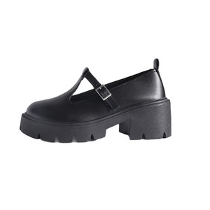 British Style Mid-Heel for Women Autumn New Thick-Soled Large Size Platform Shoes Wholesale - Product Image 5