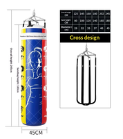 Sac de frappe professionnel Rongan en polyuréthane solide de 5 kg pour arts martiaux et Sanshou