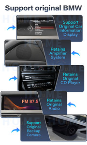 Navigatore GPS per <span class=keywords><strong>BMW</strong></span> Serie 1 2 F20 F21 F22 F23 2011- Android 13 12.3 " Autoradio Multimediale Lettore DVD Auto Ultra-sottile Carplay - Product Image 5