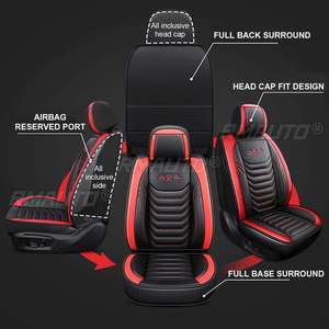 Funda Protectora Universal de Lujo para Asiento Delantero de Coche, de Cuero PU, Antideslizante, Transpirable e Impermeable, para Ford y BMW - Product Image 2