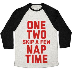 วัน, ทู, สกิปอะฟวีฟ, เนปไทม์ เสื้อยืดเบสบอลแบบทรีเบลนด์สำหรับทุกเพศ - Product Image 4