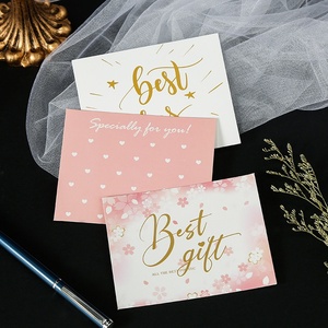 Tarjeta postal <span class=keywords><strong>de</strong></span> agradecimiento <span class=keywords><strong>de</strong></span> lujo personalizada con papel grueso <span class=keywords><strong>de</strong></span> 600g, logotipo en lámina y tarjetas <span class=keywords><strong>de</strong></span> pedido para empresas con impresión <span class=keywords><strong>de</strong></span> <span class=keywords><strong>marca</strong></span>. - Product Image 2