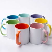 Mug en céramique personnalisé 15oz, couleur unie, avec anse, pour cadeau et usage quotidien, mug en céramique, logo personnalisé par sublimation