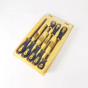 Trung Quốc tùy chỉnh 8 cái phẳng rãnh chéo nghiêng tua vít đa kích thước mập mạp và tiêu chuẩn Screwdriver <span class=keywords><strong>Set</strong></span> với Non-Slip xử lý - Product Image 1