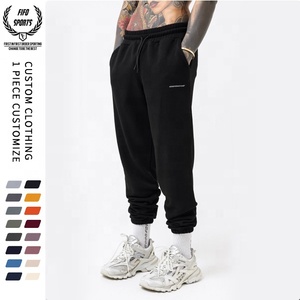 Pantalones de chándal tecnológicos informales para hombre, pantalones de chándal ajustados de poliéster y algodón liso con cintura elástica y logotipo personalizado, corte recto y rápido - Product Image 5