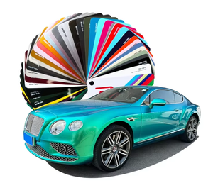 Film de protection de voiture chromé mat satiné caméléon bleu auto-réparant en TPU, 1,52*3M, 568 couleurs, 7,5mil, anti-UV, garantie 10 ans - Product Image 6