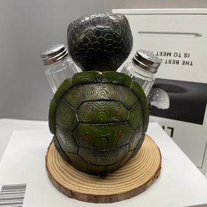 Turtle <b>Salt</b> <b>Shaker</b> Resin Craft Ornament Cartoon Animal Kitchen Decoration 12x10x16cm Novelty Table Accessory - Product Image 4