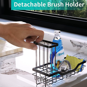 Dispensador de jabón para platos y soporte de esponja bonito para organizador de fregadero de cocina Caddy fabricante esponja maquillaje funda de silicona - Product Image 2