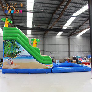 Tobogán Acuático Comercial Personalizado WINSUN para Niños y Adultos, Tobogán Inflable con <span class=keywords><strong>Piscina</strong></span> Hermética para <span class=keywords><strong>Playa</strong></span> - Product Image 6