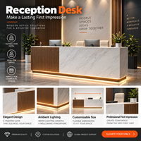 Fourniture de mobilier pour projets d'aménagement de bureaux commerciaux avec bureaux de direction, postes de travail ouverts, salles de conférence, réceptions et cabines téléphoniques