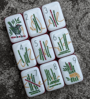 Offre Spéciale : Jeu de Mahjong Américain de Luxe 160 Pièces en Acrylique Sculpté sur Mesure, 7 Couches, Collection Walk With Me