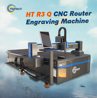 Máquina de Publicidad Hightech HTR3-Q, Potencia del Husillo de 3.2kW, 1-24000 RPM, Precisión de Posicionamiento de 0.025mm, 900kg de Capacidad