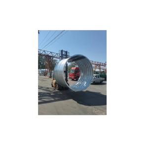 ท่อชุบสังกะสีแบบลูกฟูกเกรดอุตสาหกรรม-36นิ้วท่อระบายน้ำโลหะสองชั้น - Product Image 1