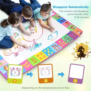 Nuovo Design Kit di pittura colorata tappetino da disegno ad acqua giocattoli da colorare fai da te per bambini 2023 Toddler Doodle Board
