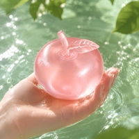 Nieuwe Apple Squishy Vormbare Knijpbaar Doorzichtig Fruit Knijp Fidget Toy Vormbaar Geen Terugvering Stressbal Appels Squishy