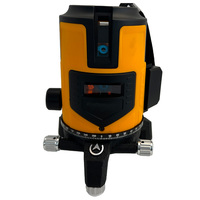Niveau laser vert rotatif à 360 ° à nivellement automatique Outil de mesure croisée 3D à 5 lignes