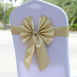 18 colores fiesta boda decoración silla arco satén silla fajas traseras para crear dulce cálido para fiesta de cumpleaños - Product Image 2