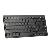 Ultraflache Mini Kabellose BT-Tastatur für Windows Android Tablet iPhone