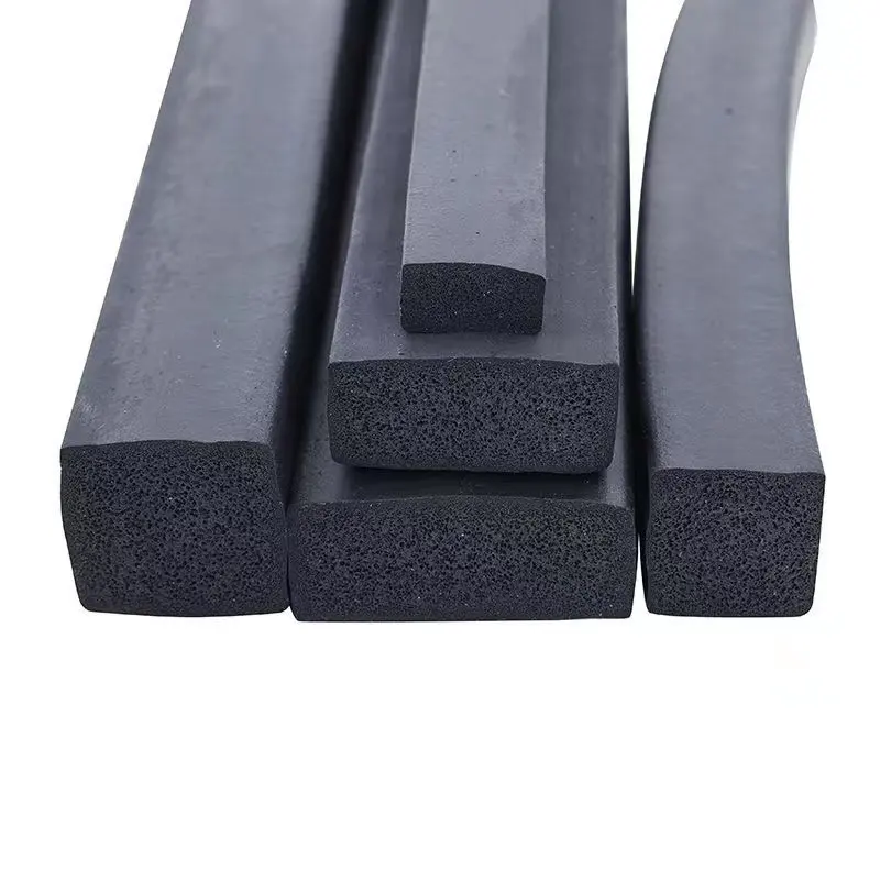 EPDM foam sealing strip container water stop anti-collision strip rubber product OEM seal