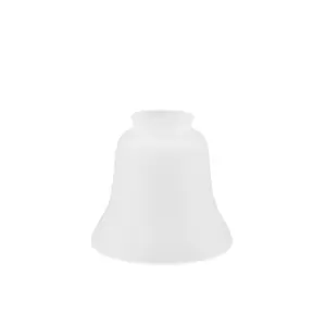 Lámpara colgante de cristal esmerilado en forma de campana, reemplazo de pantalla para ventilador de techo, accesorio de iluminación colgante