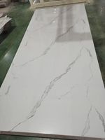Plaque de PVC imitation marbre Guangmei 1220*2440*3mm haute résistance, recyclable, anti-âge, service de découpe, panneau résistant aux UV