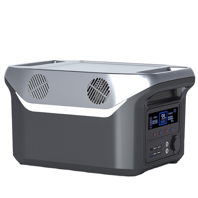 Camping Outdoor 110V 220V 1000W  LiFePO4 Battery Mobile Solar Portable Power Station