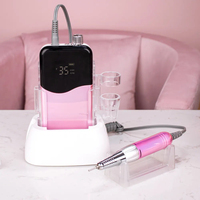 Prix de gros Gradient Pink Rechargeable 35000RPM E Lime Polisseuse à ongles pour Gel d'ongles UV Perceuse à ongles sans fil