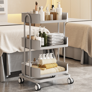 Z Commercial Beauty Trolley Hairdressing Manicure Tattoo Beauty Salon Special Tool <b>Cart</b> Light Luxury Plastic <b>Foldable</b> SPA Mobile - Product Image 5