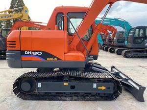 Excavatrice Doosan d'occasion de haute qualité à bas prix DH80 8TON Mini pelle DOOSAN 80 à vendre - Product Image 4