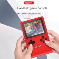 Console de jeu portable sans fil, mémoire 8 Go, rouge et blanc, double jeu, écran HD 3 pouces