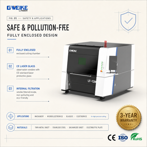 <span class=keywords><strong>Machine</strong></span> de <span class=keywords><strong>découpe</strong></span> <span class=keywords><strong>laser</strong></span> à fibre Gweike haute précision Lf 1390 - Product Image 6