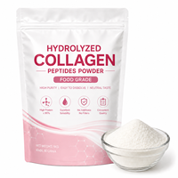 Poudre de peptides de collagène marin hydrolysé haute pureté, faible teneur en sucre, vente en gros pour la production de produits de beauté et de compléments alimentaires
