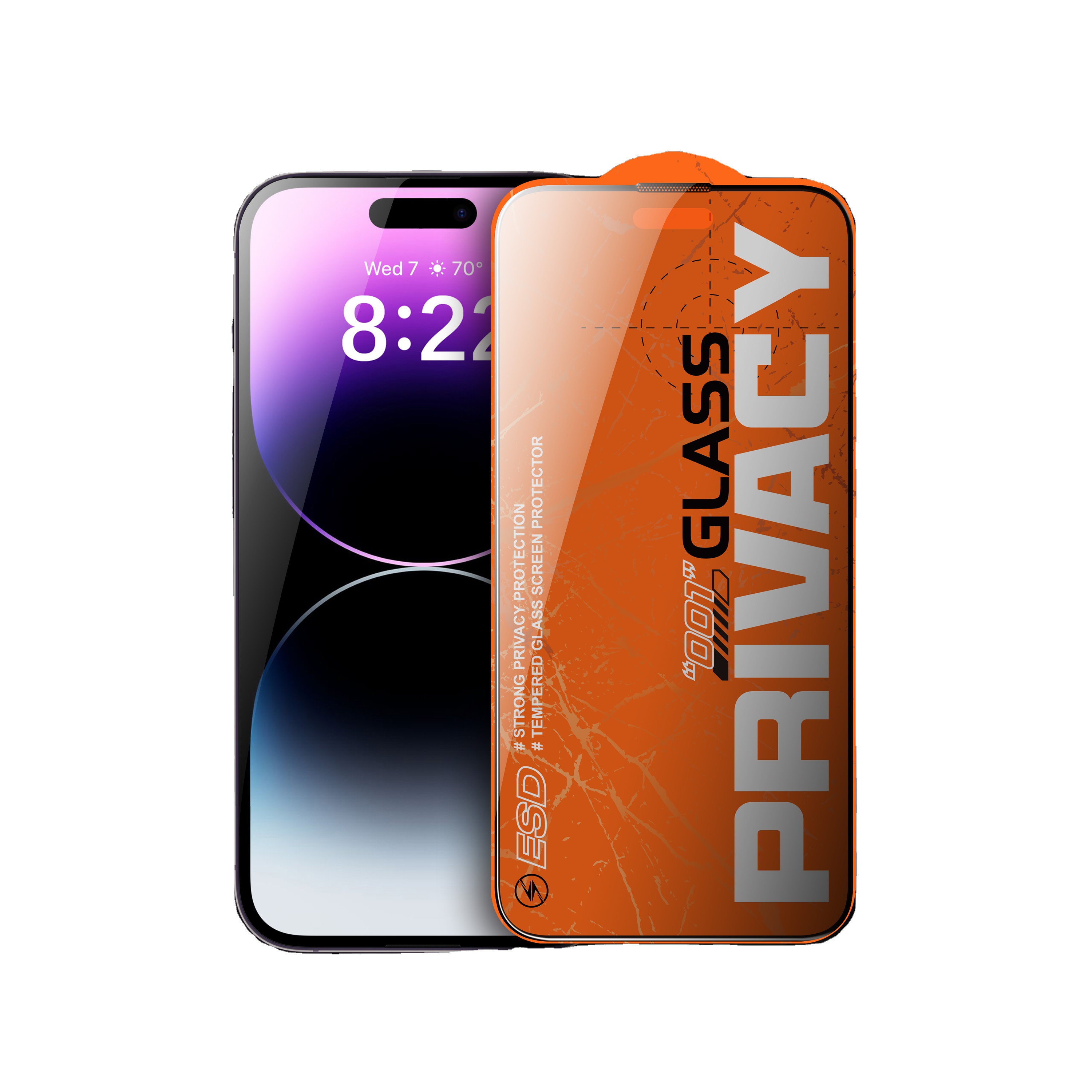 Закаленное стекло с антишпионской керамической пленкой, защитная пленка для экрана Samsung, iPhone X, 11, 12, 13, 14 Pro Max, Mini