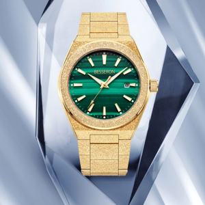 Reloj Mecánico de Lujo con Esfera de Malaquita, Personalizable con su Logotipo, Esmerilado, con Caja Trasera de Esqueleto Automático para Hombre - Product Image 5