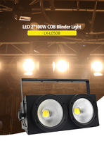 Éclairage professionnel intérieur blanc froid/blanc chaud 2 yeux Cob Led Audience Blinder Light