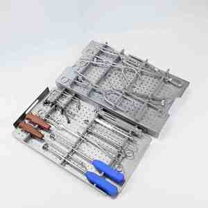 Kit d'instruments chirurgicaux orthopédiques de qualité supérieure pour la reconstruction pelvienne orthodontique – Ensemble d'instruments pour plaques - Product Image 4