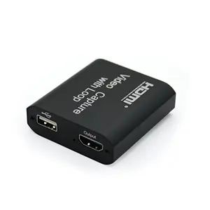 Grosir 4k 1080p hdmi usb video capture card-Mendukung VLC OBS AMCAP 1080P 4K HDMI Ke USB Kartu Penangkap Video Game dengan Siklus