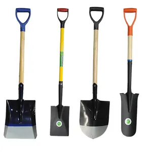 Combination suit Farming Shovel Garden Shovel Travel Tool Wooden Handle Round Shovel