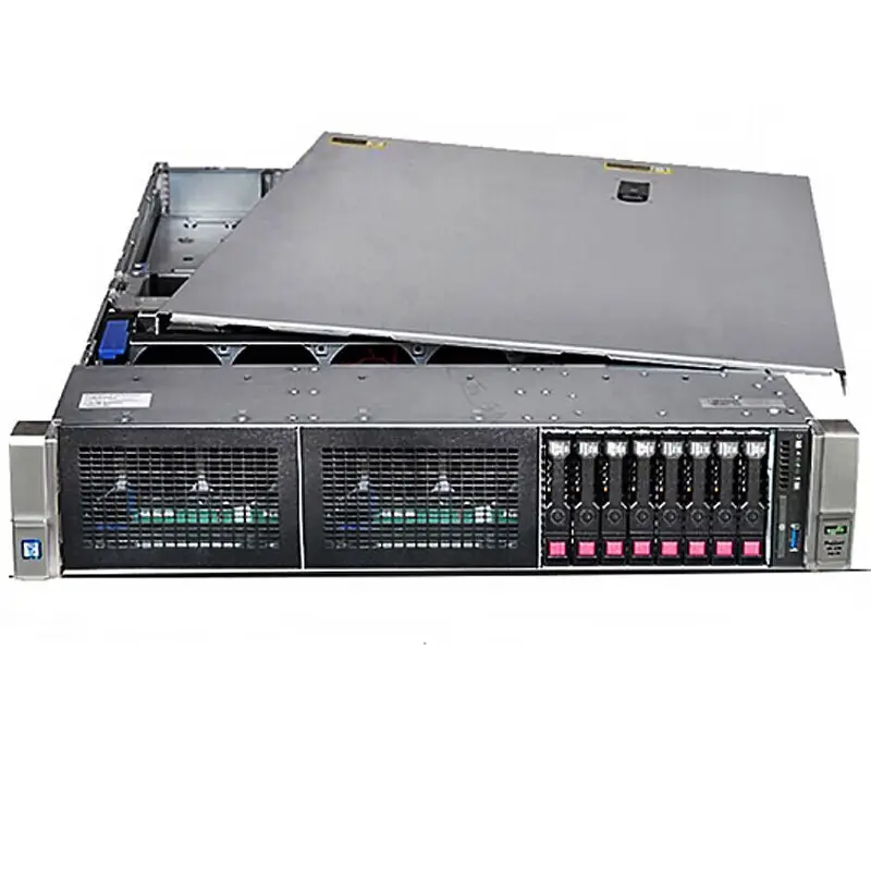 HPE เดิม DL388 Gen8 Gen9 Gen10 2U คอมพิวเตอร์เซิร์ฟเวอร์ 4 พอร์ต Gigabit RAID Xeon 32GB 3*1.2TB 10K SAS สําหรับ Hpe Hp แร็คเซิร์ฟเวอร์