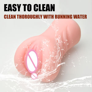 Realistische vagina mannelijke masturbatiepop orale vliegtuigvagina goederen diepe keel dubbele opening masturbatoren seksspeeltje voor volwassenen voor mannen - Product Image 2