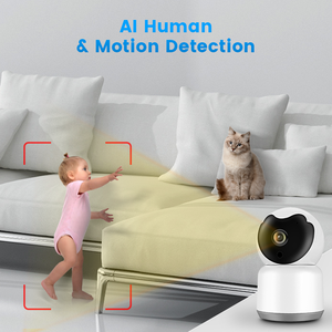 A due vie audio senza fili del IP di telecamere di sorveglianza di sonno del bambino del bambino e pet monitor 1080p tuya <span class=keywords><strong>smart</strong></span> sorveglianza video wifi macchina fotografica del bambino - Product Image 3