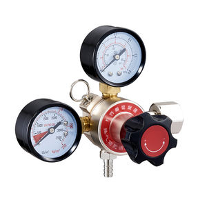 Alta Qualidade <span class=keywords><strong>Dual</strong></span> <span class=keywords><strong>Gauge</strong></span> Pressure <span class=keywords><strong>CO2</strong></span> Regulador para Draft Beer Boa Qualidade Alumínio Check off Válvula Com/Sem Projecto de Serviço - Product Image 4