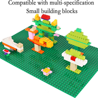Plaque de base à angle droit à matrice de points 32*48 compatible avec les blocs de construction à petites particules, jouets éducatifs DIY pour enfants