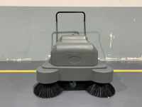 Kaoshan S3 Nouvelle Balayeuse Électrique Autotractée Portative Sans Fil pour Nettoyage de Béton, Bac à Poussière 22L, Brosse Latérale en Plastique