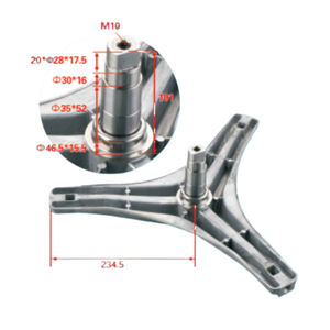 Pièces détachées pour <span class=keywords><strong>lave</strong></span>-<span class=keywords><strong>linge</strong></span> : Support en acier pour trépied, arbre de tambour, araignée d'arbre de <span class=keywords><strong>lave</strong></span>-<span class=keywords><strong>linge</strong></span> - Product Image 6