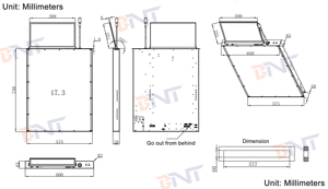 Mécanisme de levage de moniteur d'ordinateur motorisé automatique Écran rabattable caché pour table de tableau pour la traduction vidéo de présentation - Product Image 6